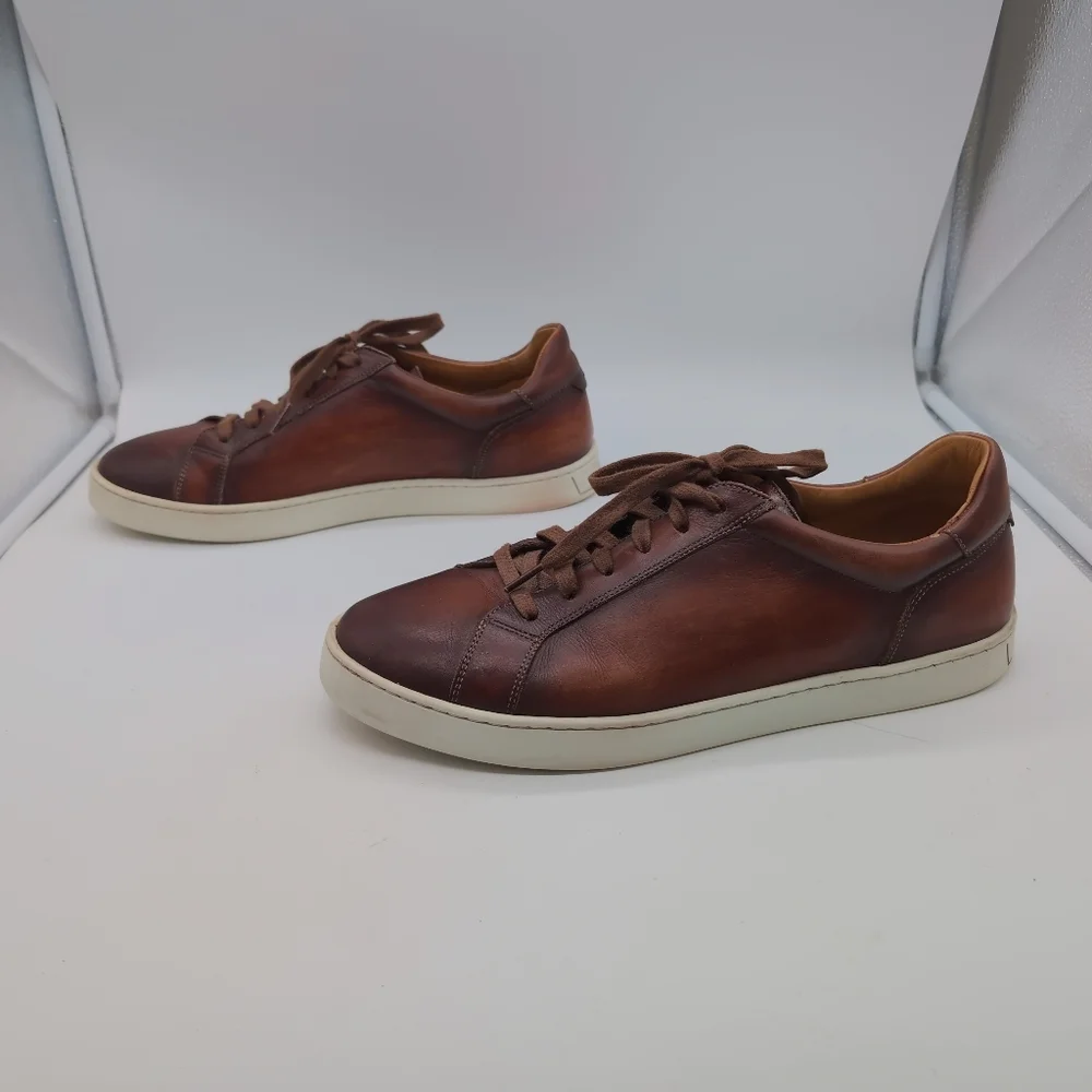 Magnanni Costa Lo Men's Shoes Sneakers Sz 12 Cognac - Picture 4 of 7